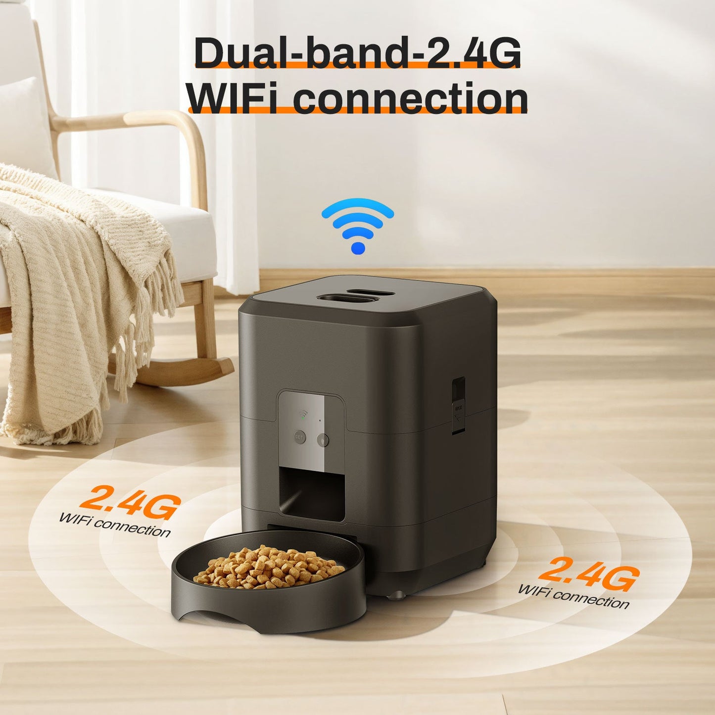 FutterProfi — Intelligenter Futterautomat mit Timer & Appischer Haustierfutterautomat